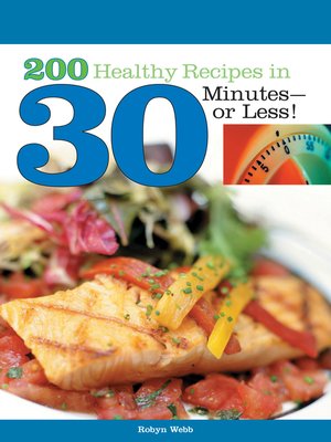 cover image of 200 Healthy Recipes in 30 Minutes—or Less!